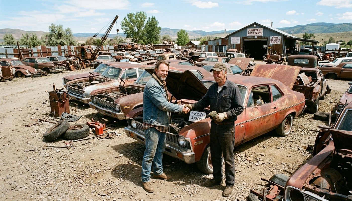 Comment se déroule le rachat cash d'un véhicule hors d'usage ?